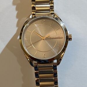 Calvin Klein RoseGold Champagne Tone Bracelet Watch With 35 mm Face